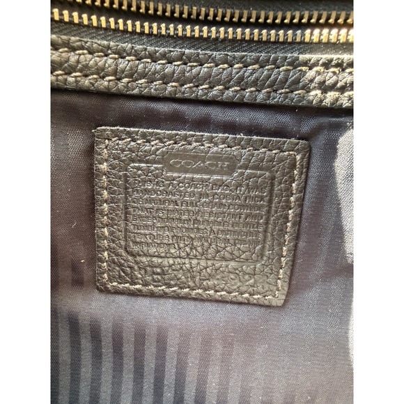 Vintage 90s COACH Sonoma 4924 Lg Chocolate Brown Shoulder Bag Pebbled Leather - Picture 11 of 12